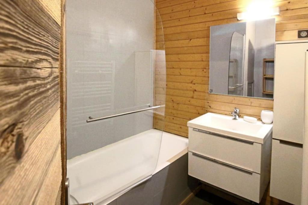 Apartamento Studio Avec Coin Montagne Au Pied Des Pistes Megève Exterior foto