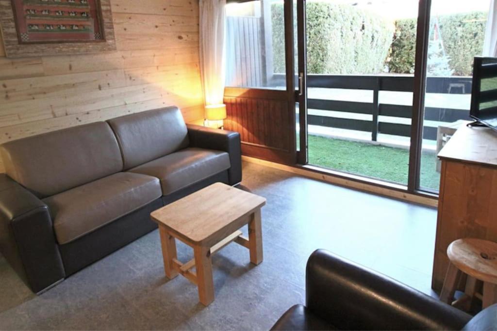 Apartamento Studio Avec Coin Montagne Au Pied Des Pistes Megève Exterior foto